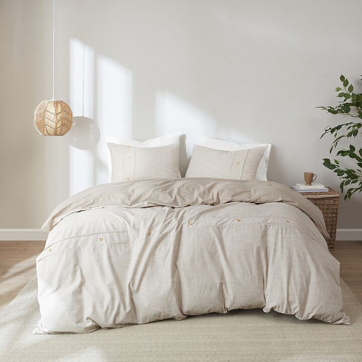Madison Home USA Blakely Oversized Duvet Cover Set with Shams