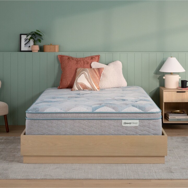 Simmons BeautySleep Dream Weaver 14.25" Ultra Plush Pillowtop Mattress Set - Queen Split