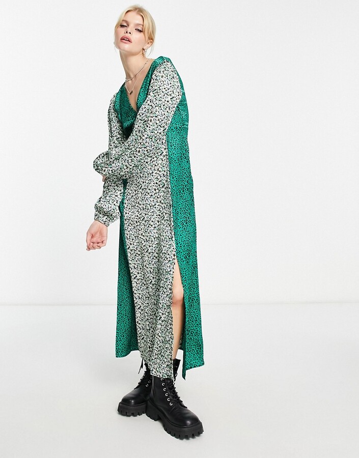 MOI 20ss シルク100% EPHEML OPEN DRESS