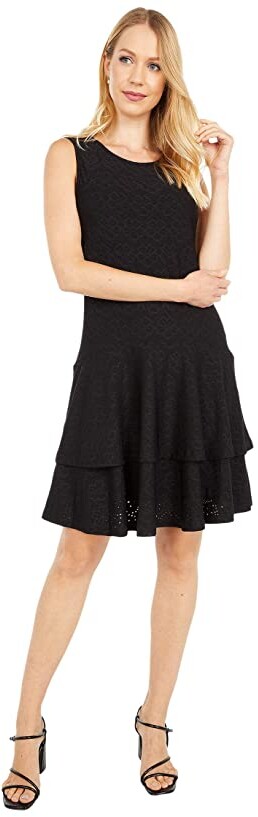 michael kors black sleeveless dress