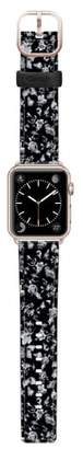 Casetify Vintage Flowers Saffiano Faux Leather Apple Watch® Strap