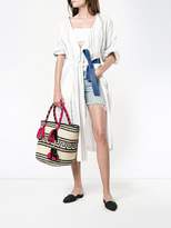 Thumbnail for your product : Yosuzi Kolet woven tote with pouch