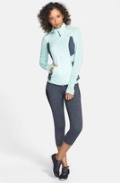 Thumbnail for your product : Zella 'Live In - Hot' Mesh Detail Cross Dye Colorblock Capris
