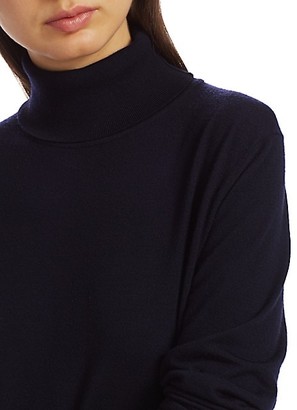 The Row Chanic Cashmere & Wool Turtleneck Top