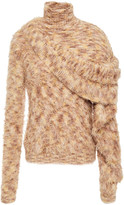 Thumbnail for your product : Y/Project Draped Marled Knitted Turtleneck Sweater