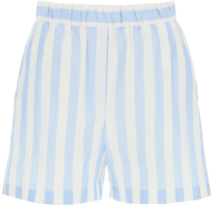 Blue An White Striped Shorts | Shop the world's largest collection of  fashion | ShopStyle