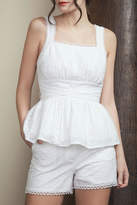 Thumbnail for your product : Moon River Belted Sleeveless Top