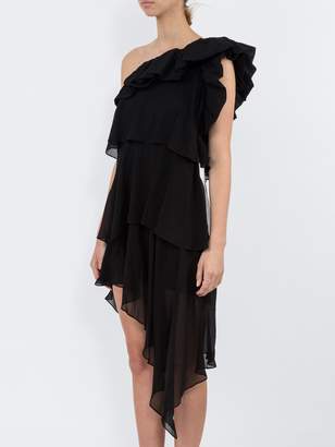 Givenchy Black one shoulder dress