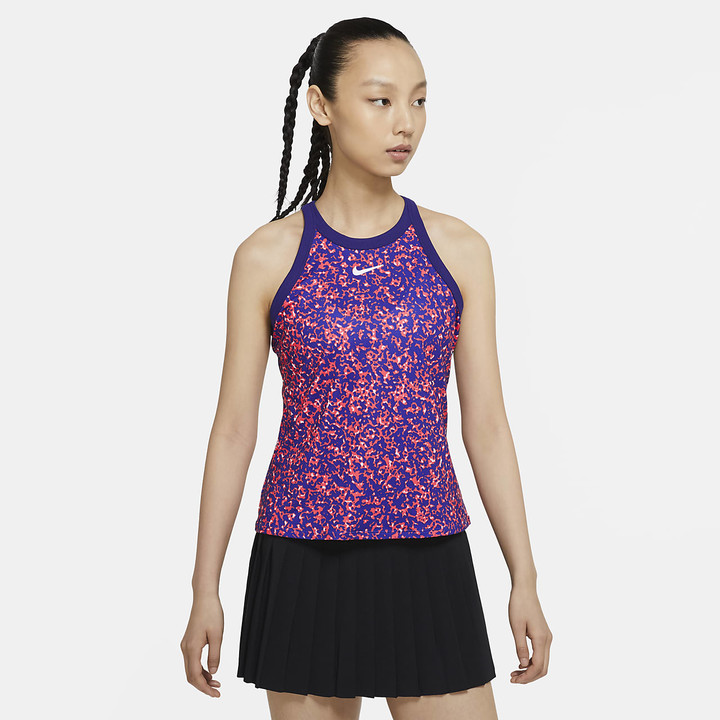 Nike Women's Printed Tennis Tank NikeCourt Dri-FIT - ShopStyle Sport Tops