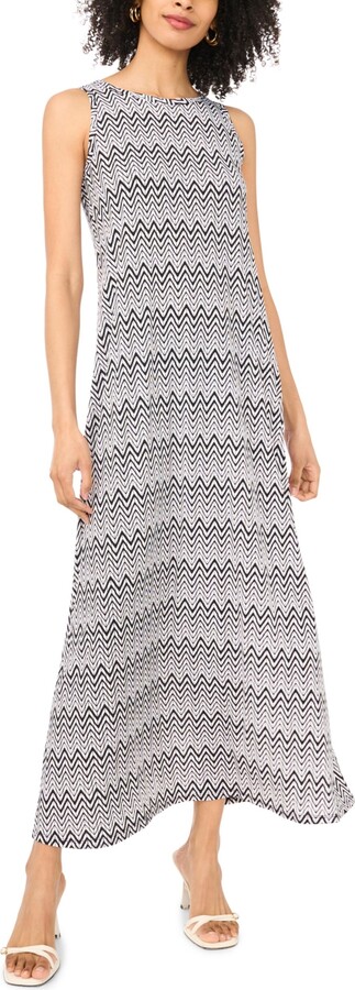 Vince Camuto Women's Sleeveless Crewneck Maxi Dress