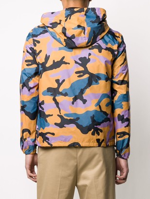 Valentino Camouflage Hooded Jacket