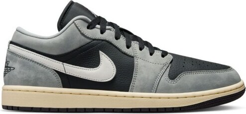 Men's Jordan 1 Low SE Sneakers 10.5 Regular Lt Smoke Grey/Black/Sail/Muslin