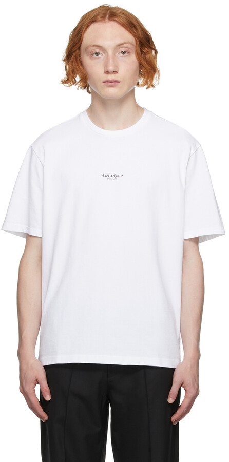 Axel Arigato White Focus Logo T-Shirt - ShopStyle