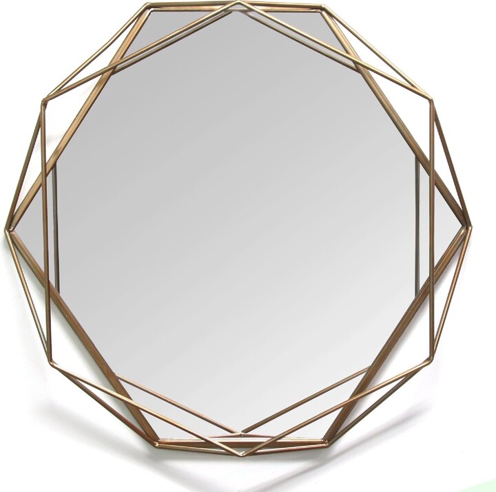 Uttermost Traveler Geometric Square Mirror