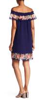Thumbnail for your product : Max Studio Floral Off-the-Shoulder Georgette Dress