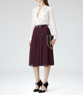 Thumbnail for your product : Helena MICRO-PLEAT MIDI SKIRT