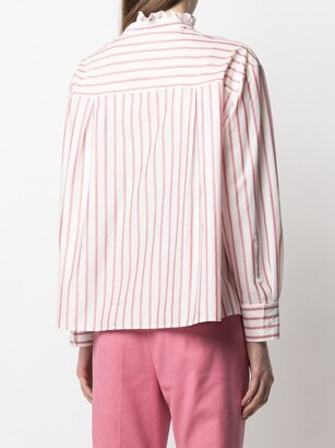 Luisa Cerano Stripe Cotton Shirt