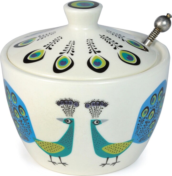 Hannah Turner Peacock Sugar Bowl With Lid ShopStyle Servingware