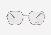 Thumbnail for your product : Prada PR56WV square-frame metal glasses