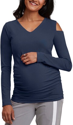 cold shoulder maternity tops