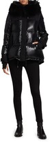 Thumbnail for your product : The Fur Salon Fox Fur-Trim Puffer Down Jacket
