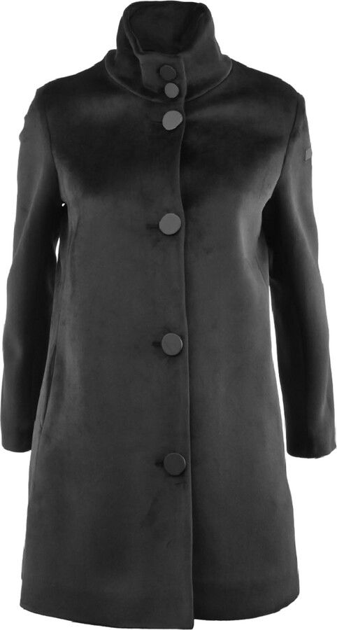 Women's Black Velvet Coats | ShopStyle