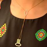 Thumbnail for your product : Manka - Olive Gold GeomeTree Necklace