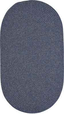 Breakwater Bay Koret Hand Braided Blue Rug