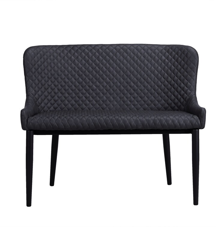 Dunelm Montreal 2 Seater Dining Bench Seat, Faux Leather Black ShopStyle