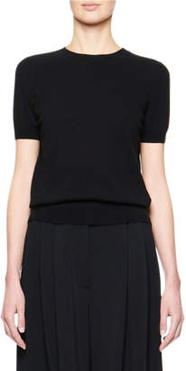 Black Cashmere Sweater Short Sleeve - ShopStyle