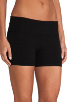 Thumbnail for your product : So Low SOLOW Fold Over Yoga Shorts
