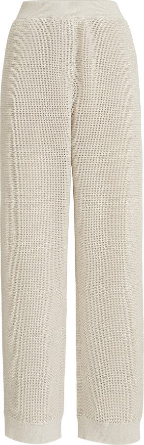 Brunello Cucinelli Sparkling net trousers