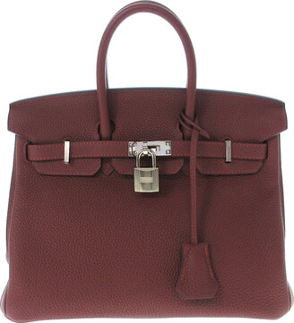 Hermès Birkin 25 Brown Leather Handbag (Pre-Owned)