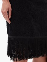 Thumbnail for your product : Gabriel For Sach - Pareo Fringed Cotton-terry Sarong - Black