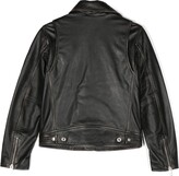 Thumbnail for your product : Diesel Kids Garrett biker leather jacket