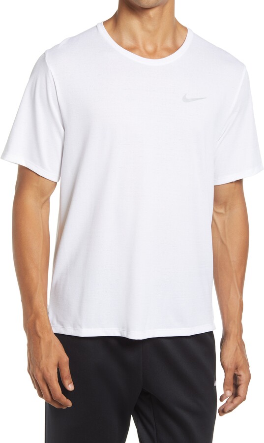 Nike Men's DriFIT Miler Reflective Running TShirt ShopStyle