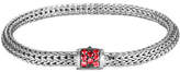 Thumbnail for your product : John Hardy Classic Chain Extra Small Red Sapphire Bracelet