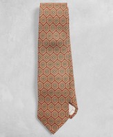 Thumbnail for your product : Brooks Brothers Golden Fleece Lotus Medallion Silk Tie