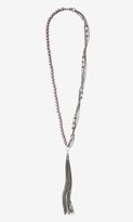 Thumbnail for your product : Express Asymmetrical Pearl Chain Necklace