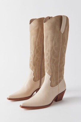 Two-tone cowboy-style 80mm boots Farfetch Damen Schuhe Stiefel Cowboy & Bikerboots 