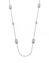 Thumbnail for your product : Adriana Orsini Long Faceted Station Necklace