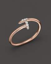 Thumbnail for your product : KC Designs Diamond Nail Ring in 14K Rose Gold, .06 ct. t.w.