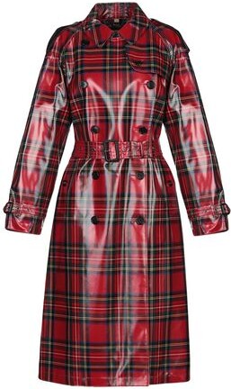 burberry red raincoat