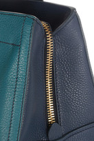Thumbnail for your product : Miu Miu Two-tone textured-leather tote