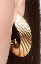 Thumbnail for your product : St. John Corrugated Hoop Earrings