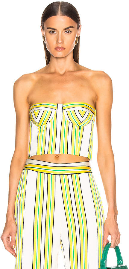 Alexis Summer Bustier Top in Tuscan Stripe | FWRD - ShopStyle