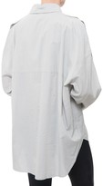 Thumbnail for your product : Helmut Lang Button Shoulder Top