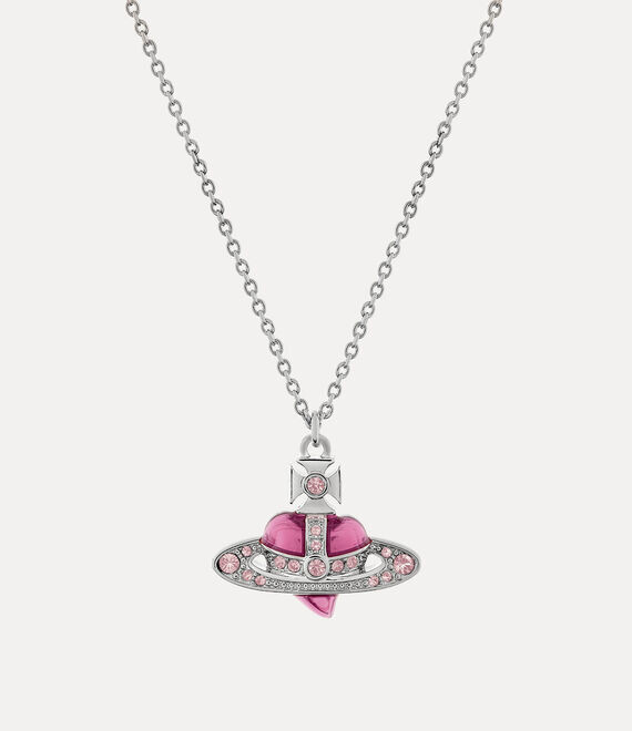 Vivienne Westwood New Diamante Heart Pendant Necklace - ShopStyle