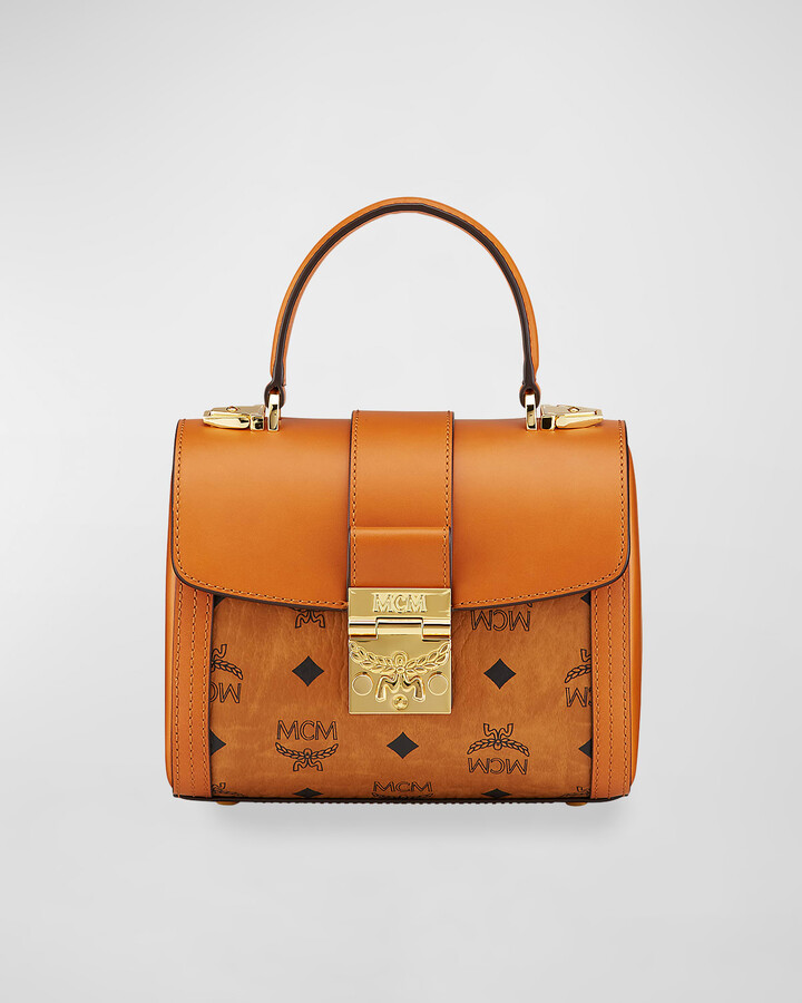 MCM Cognac Mini Tracy Crossbody Bag, Best Price and Reviews