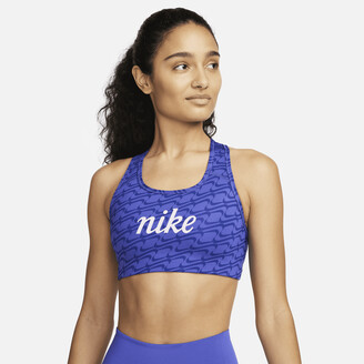 Nike Women's Swoosh Icon Clash Medium-Support Non-Padded Allover